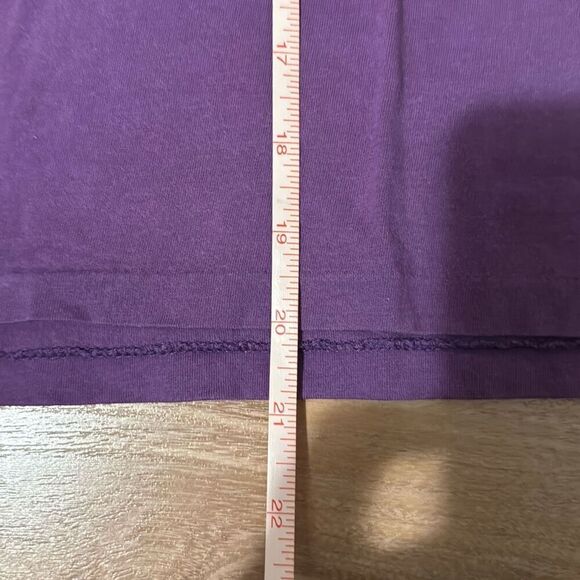 Vintage Ralph Lauren Sport Lavendar Purple 100% Cotton T-Shirt Size Medium with - Picture 7 of 8